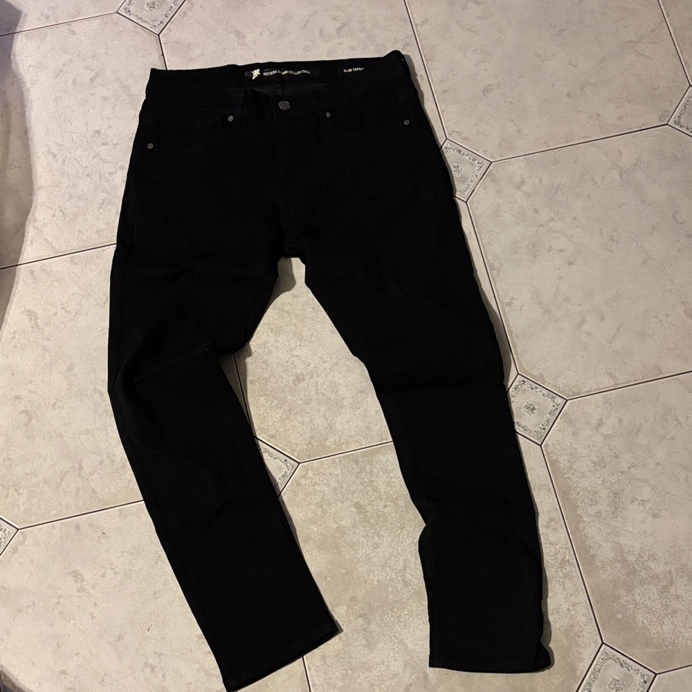 Stylish Men's Black Skinny Jeans 32x30